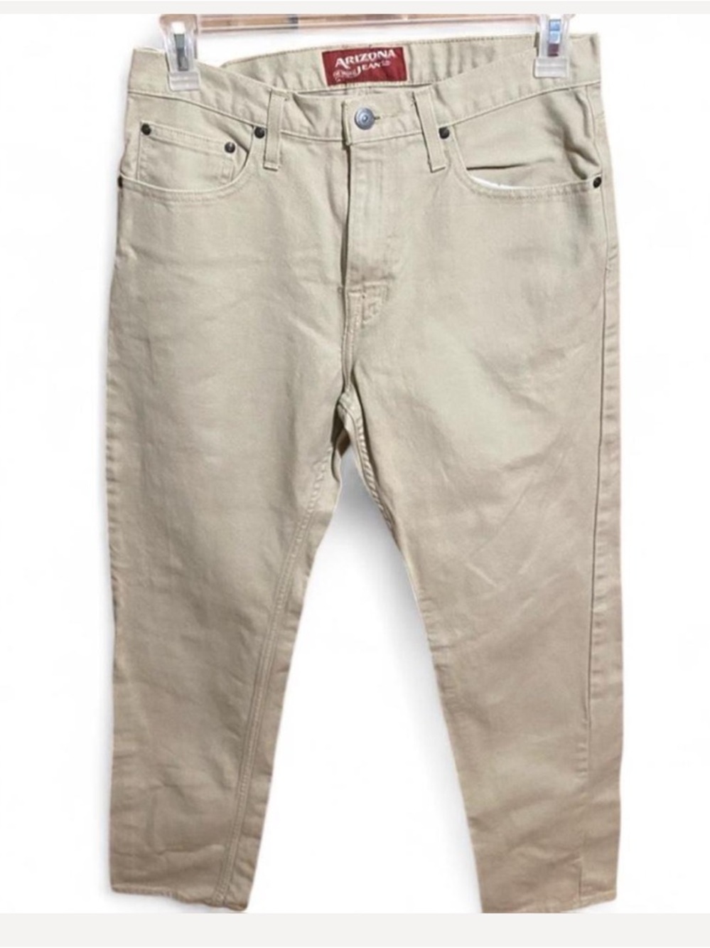 MENS ARIZONA’S JEANS SLIM STRAIGHT 32x34 light Taupe